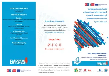 Ilustracja: Empower4Employment - broszura projektowa